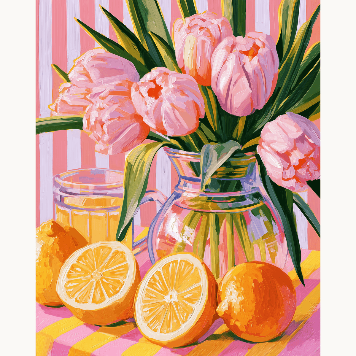 Fragrant Lemonade - Number Artist Paint by Numbers Kits