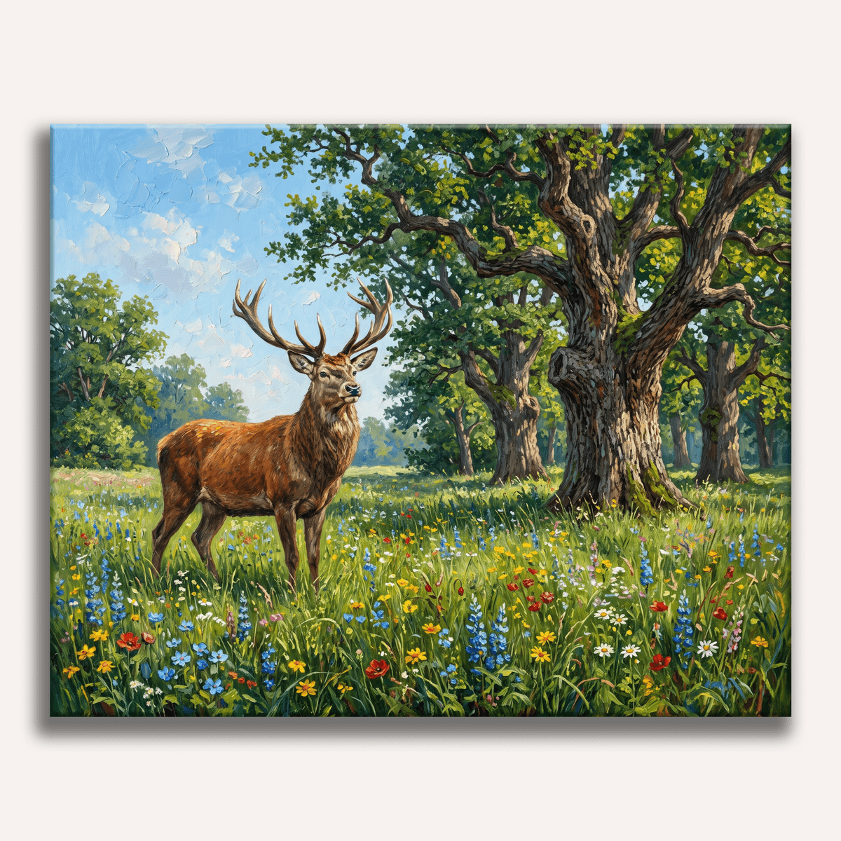 Meadow Stag - Number Artist Paint by Numbers Kits