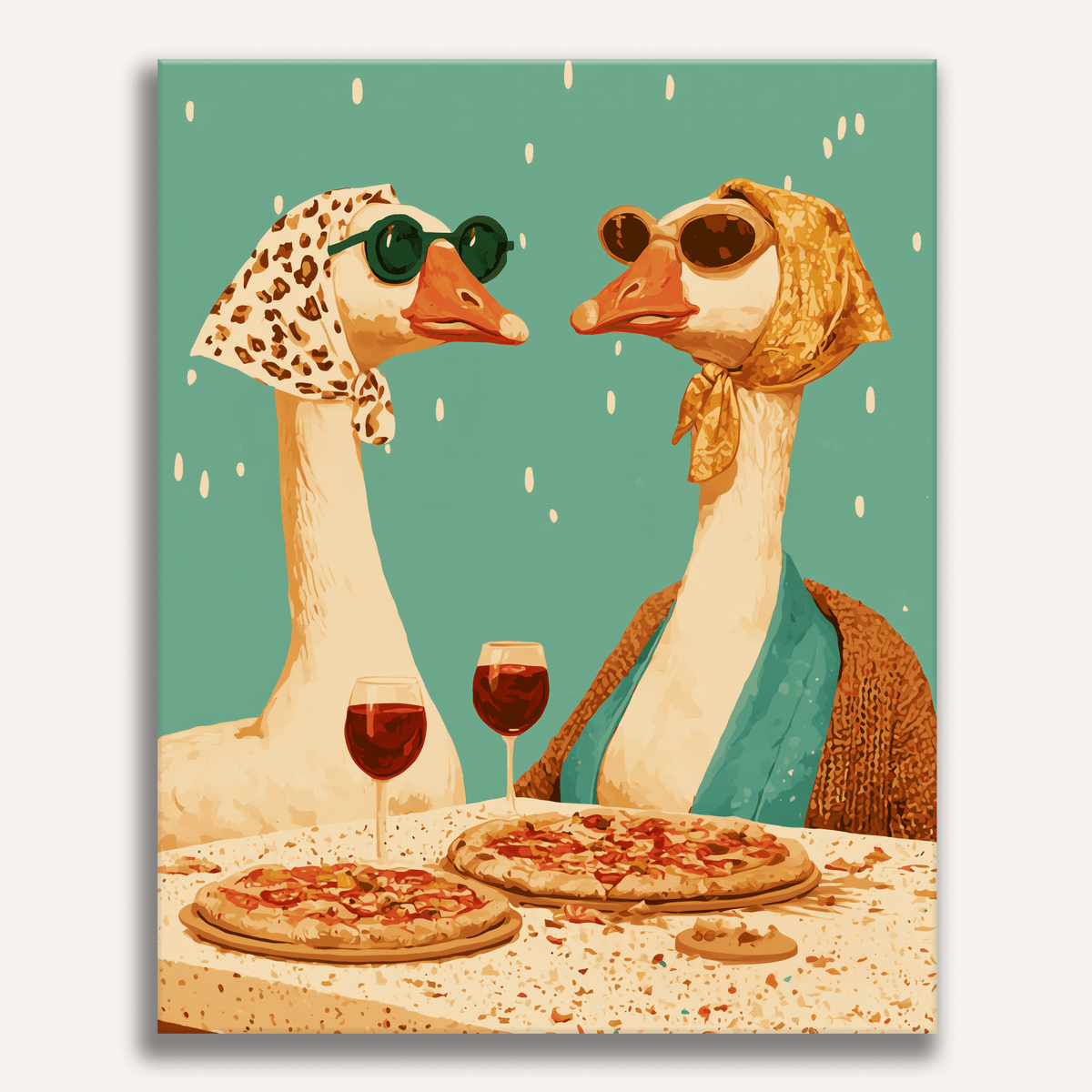 Dinner with Geese - Number Artist Paint by Numbers Kits