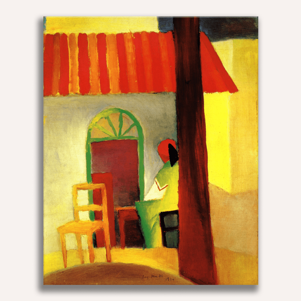 Turkish Café by August Macke - Number Artist Paint by Numbers Kits