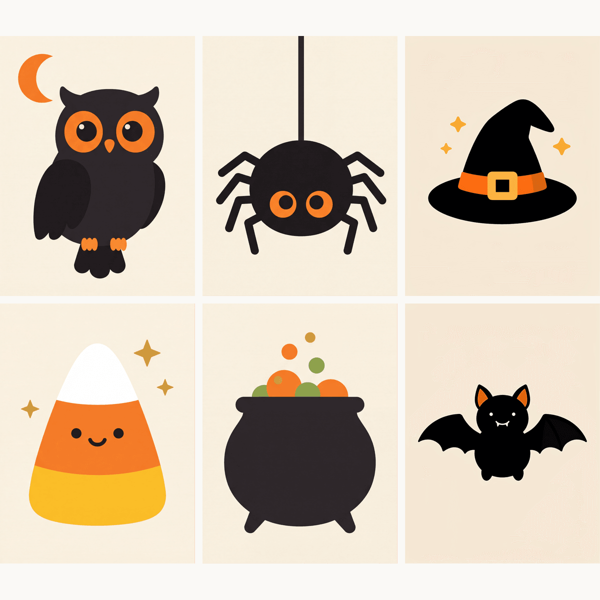 Candy Corn Coven - Number Artist Paint by Numbers Kits