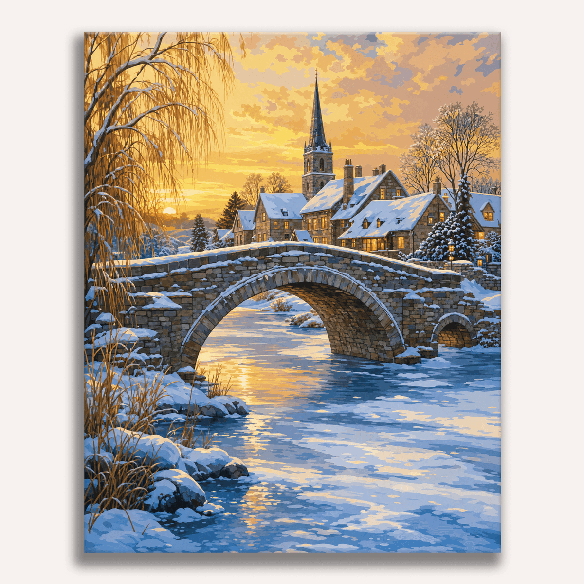 Warm Homecoming - Number Artist Paint by Numbers Kits