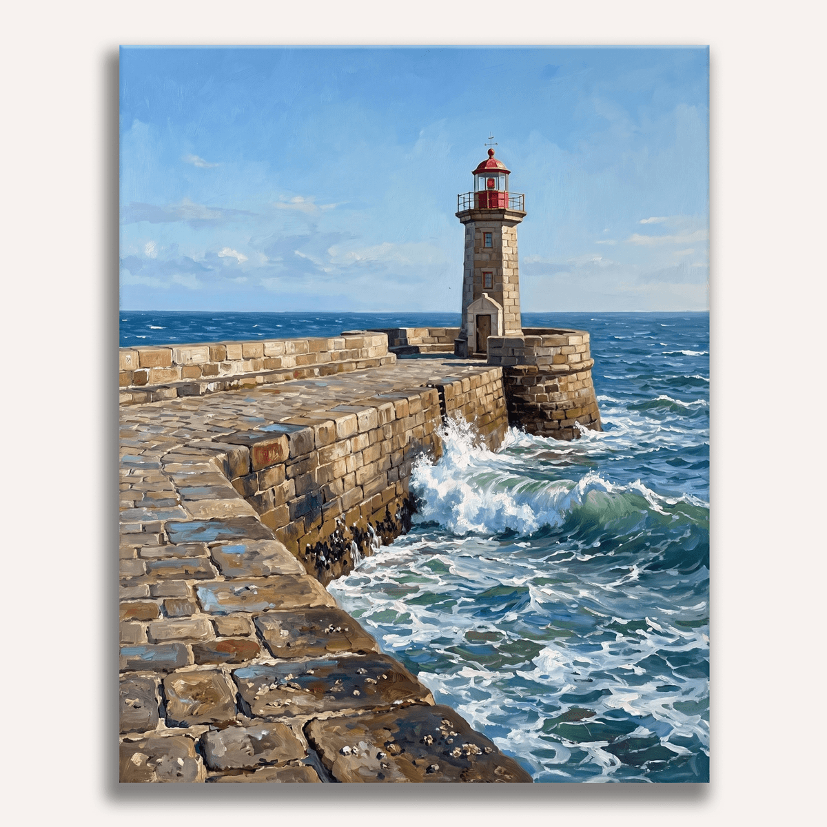Lighthouse Pier - Number Artist Paint by Numbers Kits