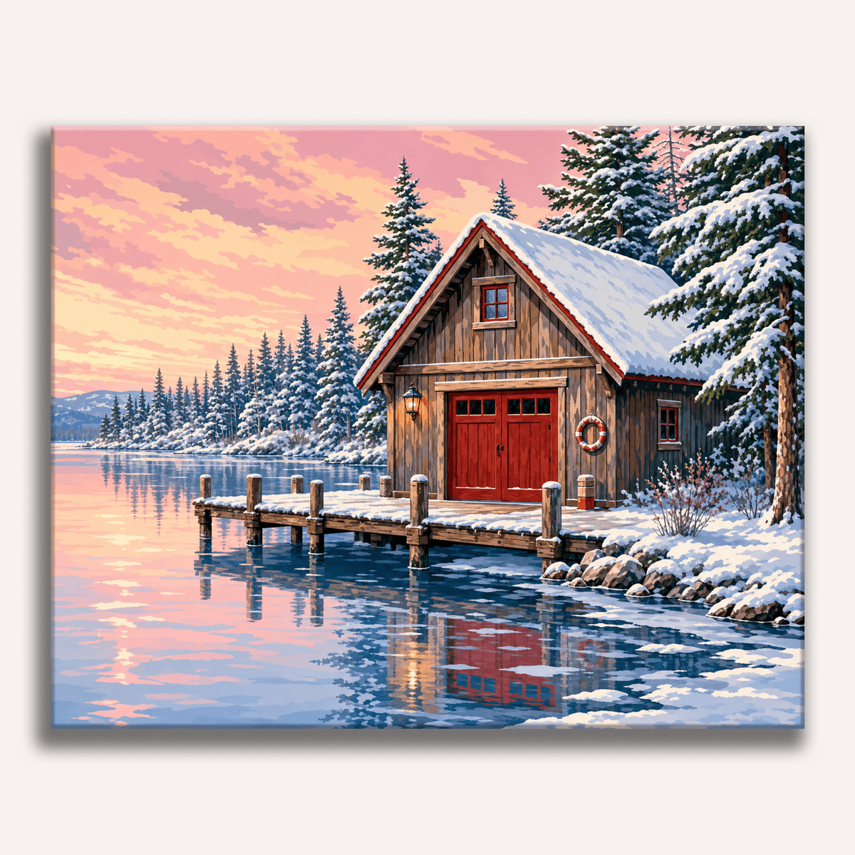 Lakeside Calm - Number Artist Paint by Numbers Kits