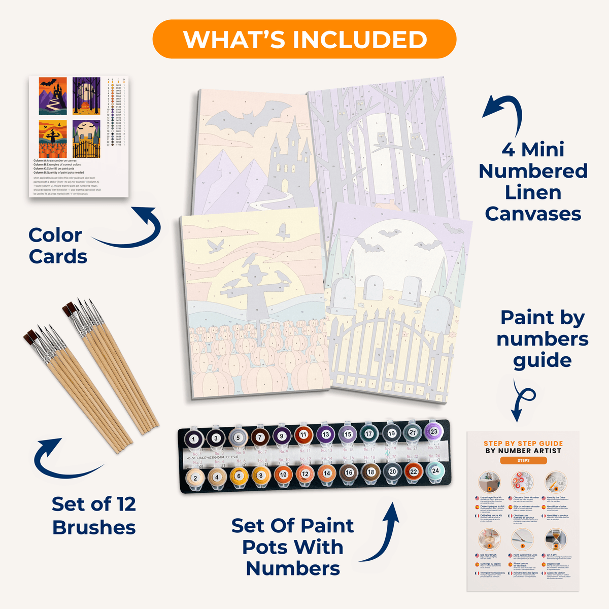 Haunted Nightfall - Number Artist Paint by Numbers Kits