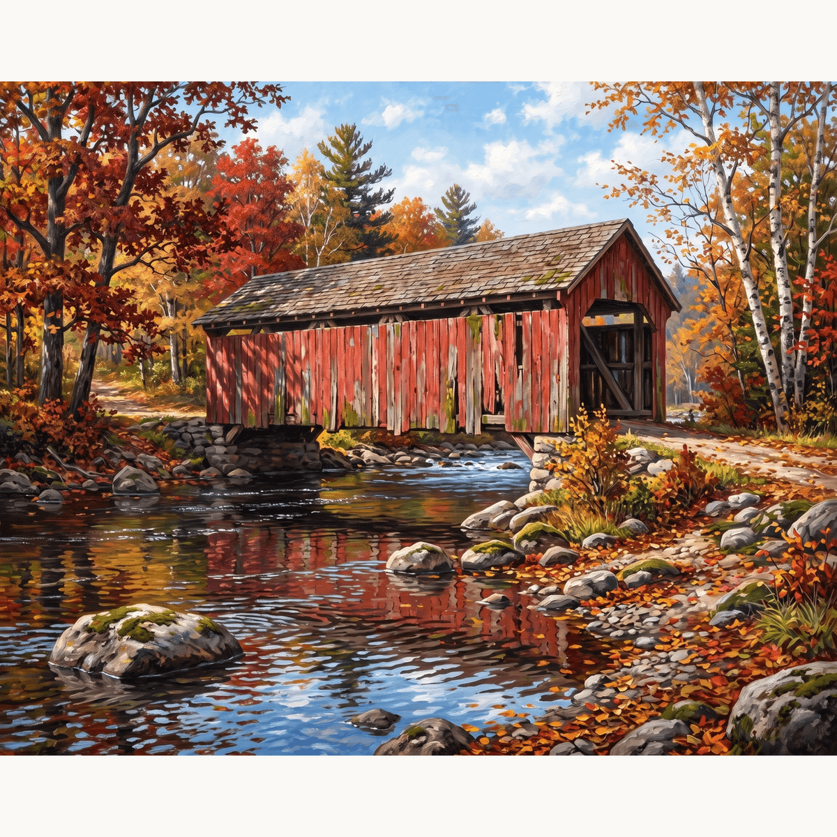Autumn Crossing - Number Artist Paint by Numbers Kits