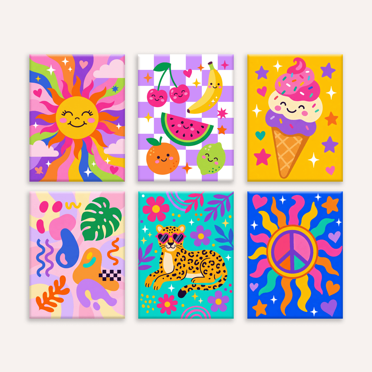 Groovy Vibes - Number Artist Paint by Numbers Kits