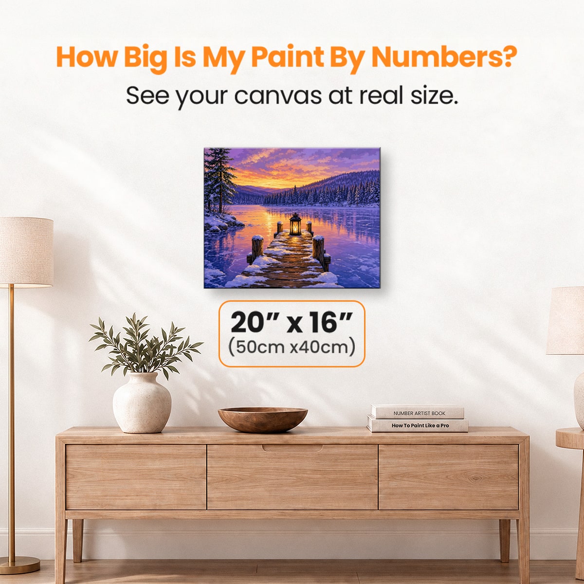 Calm Waters - Number Artist Paint by Numbers Kits