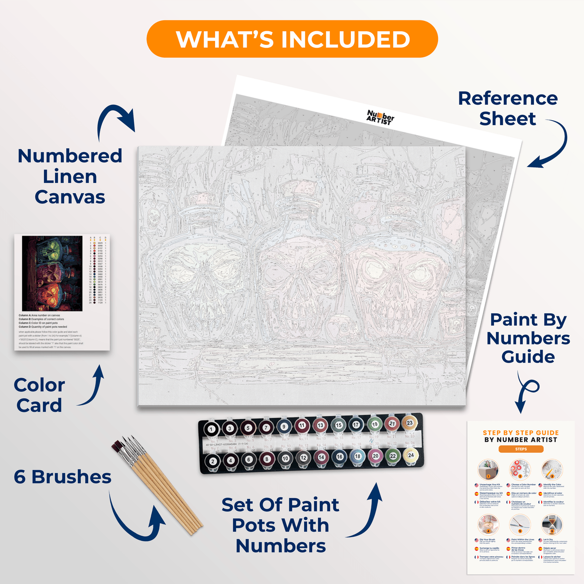 Undead Potions - Number Artist Paint by Numbers Kits