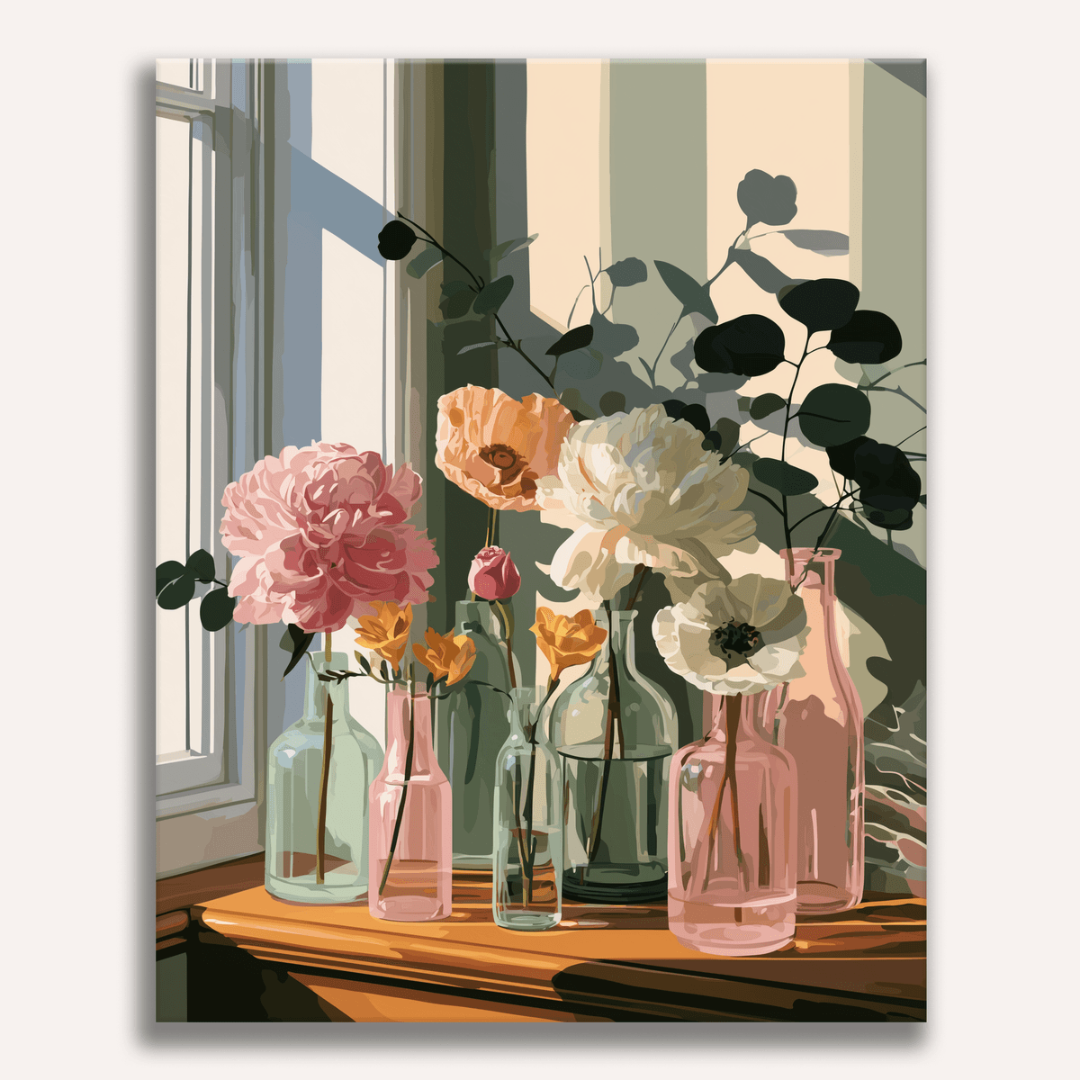Flower Shading - Number Artist Paint by Numbers Kits