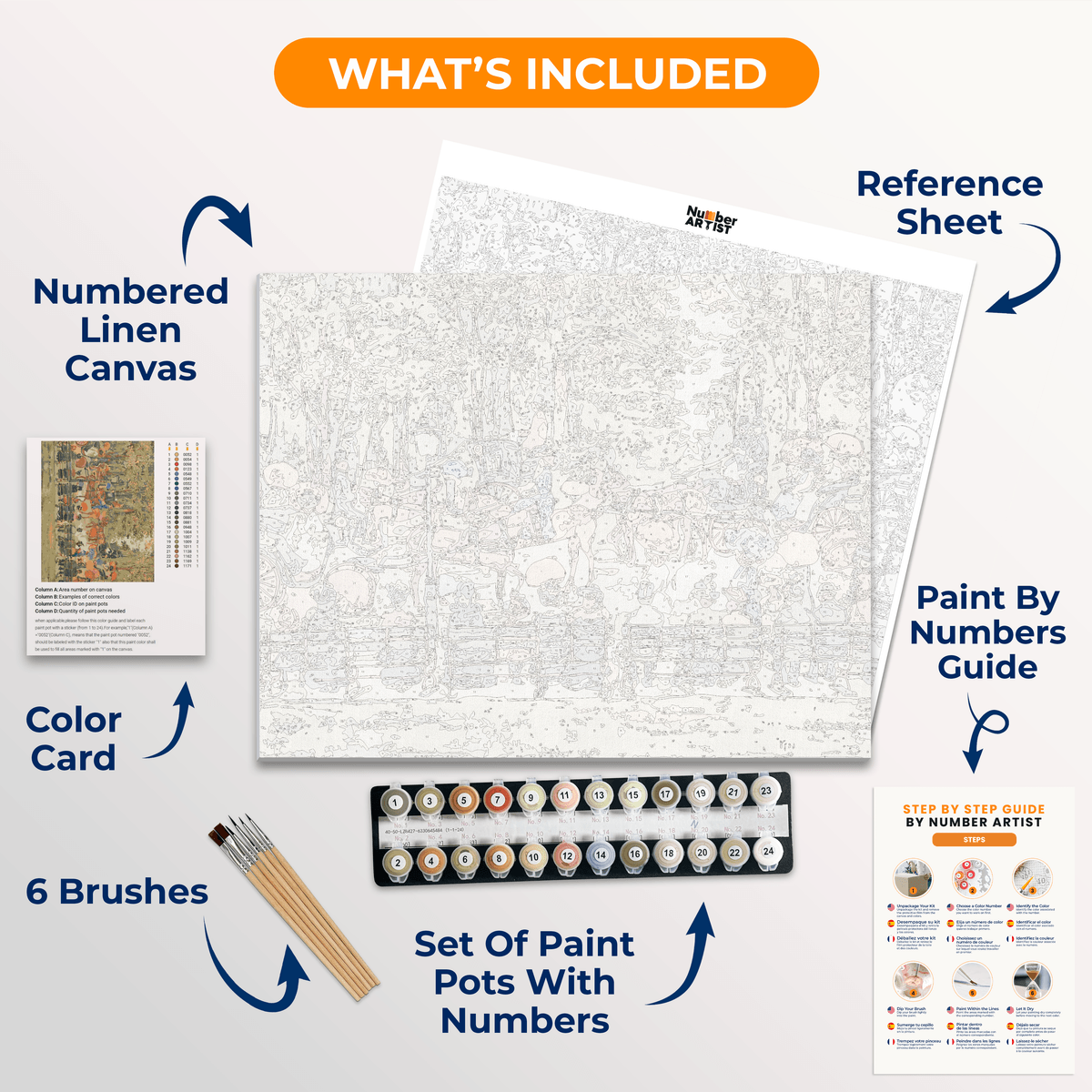 Central Park by Maurice Prendergast - Number Artist Paint by Numbers Kits