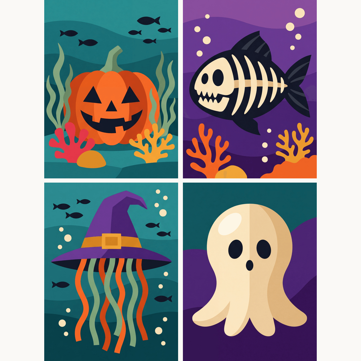 Sunken Spooks - Number Artist Paint by Numbers Kits