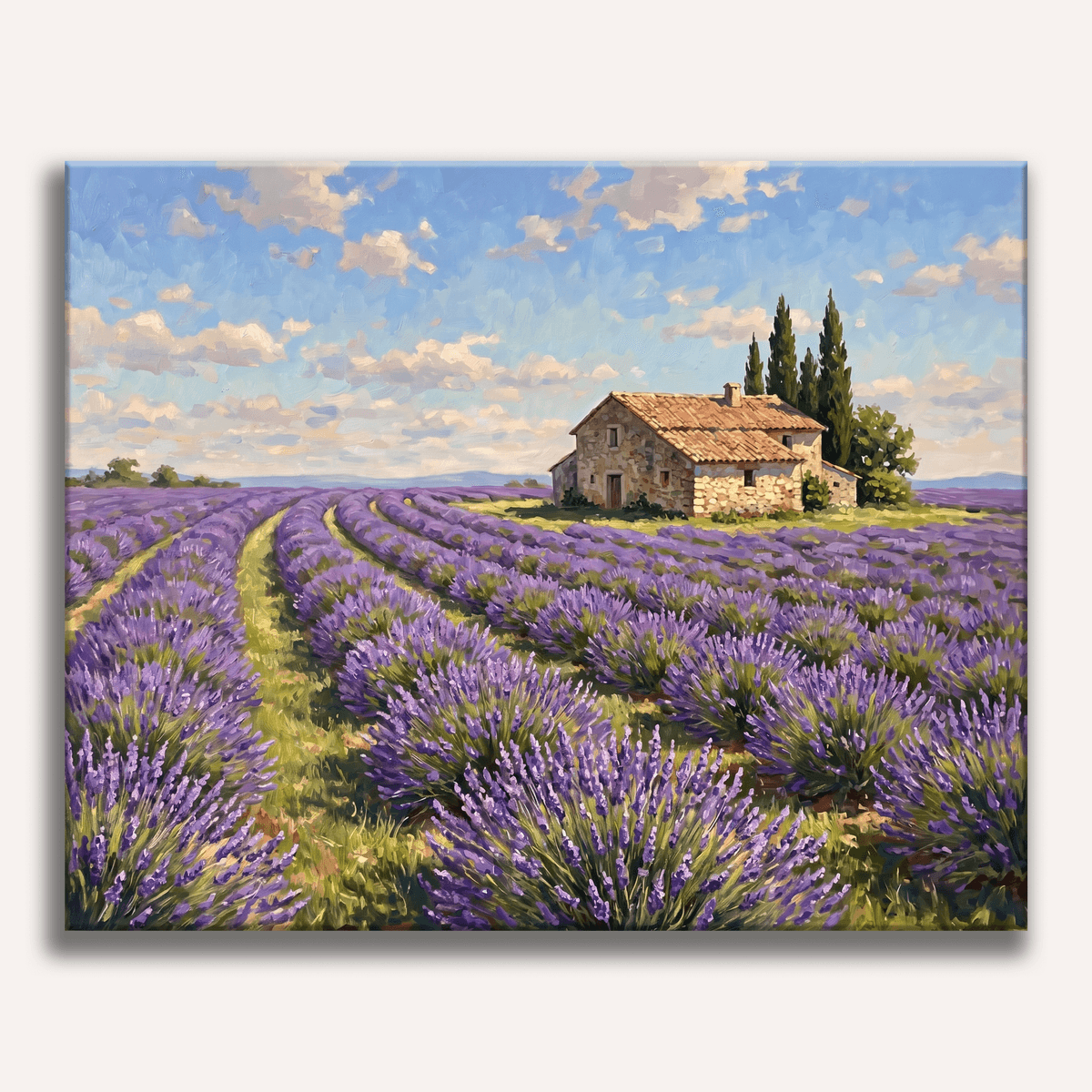 Lavender Farmhouse - Number Artist Paint by Numbers Kits