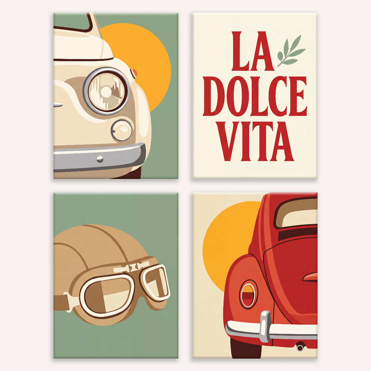 Dolce Vita Drive - Number Artist Paint by Numbers Kits