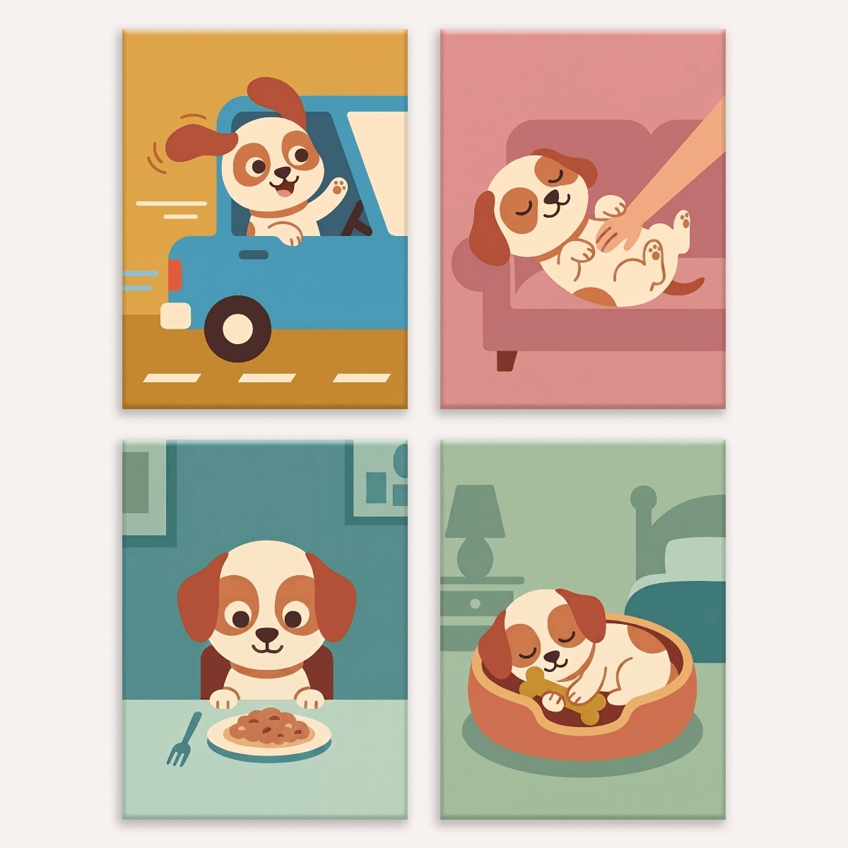 A Puppy's Life - Number Artist Paint by Numbers Kits