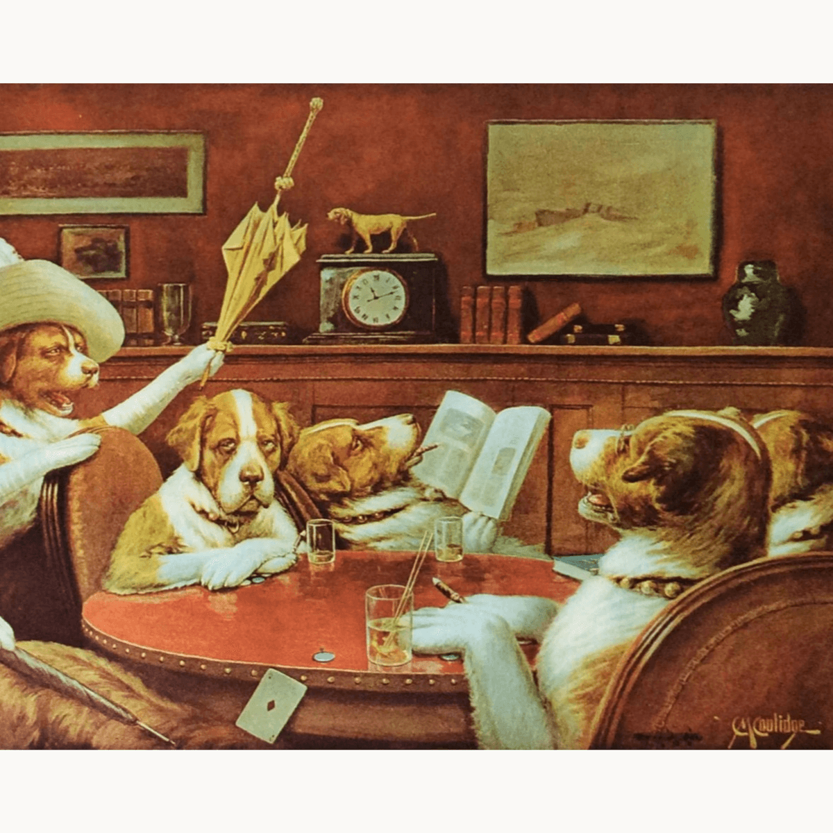 Sitting Up With a Sick Friend by Cassius M. Coolidge - Number Artist Paint by Numbers Kits