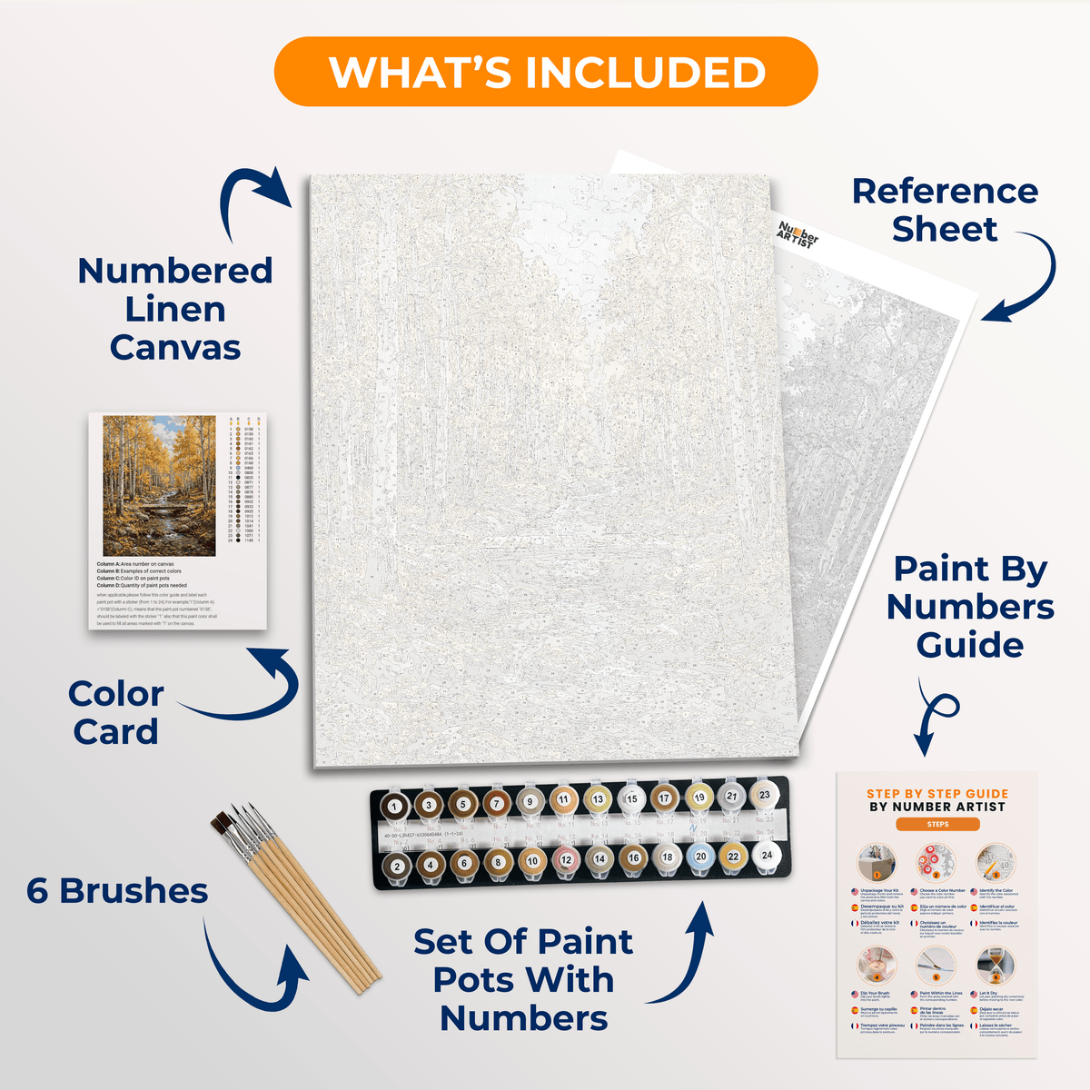 Aspen Creek - Number Artist Paint by Numbers Kits