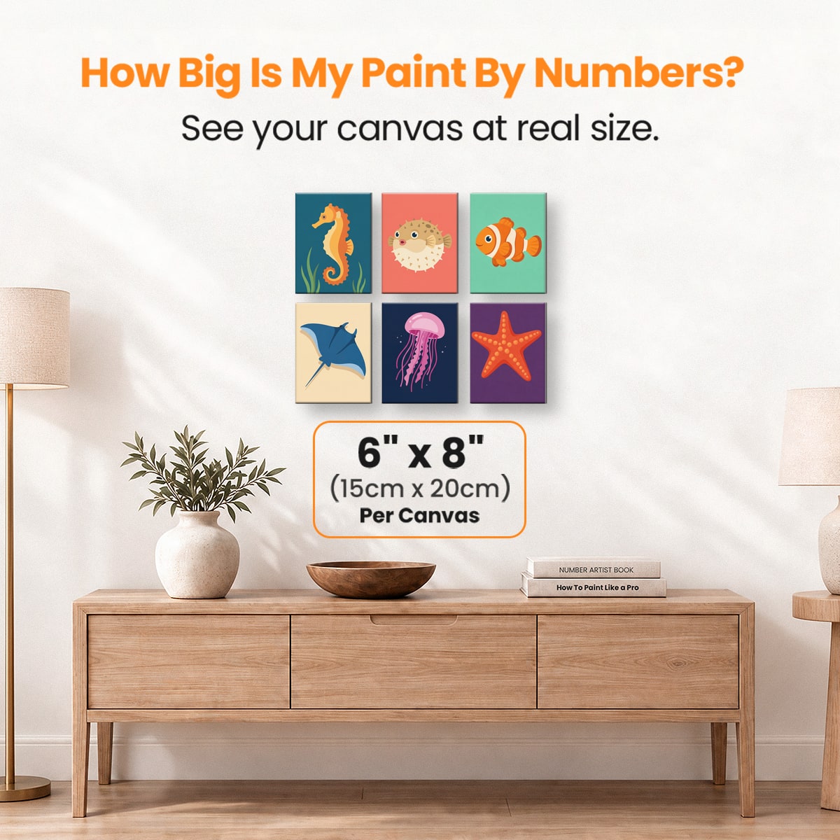 Reef Whispers - Number Artist Paint by Numbers Kits