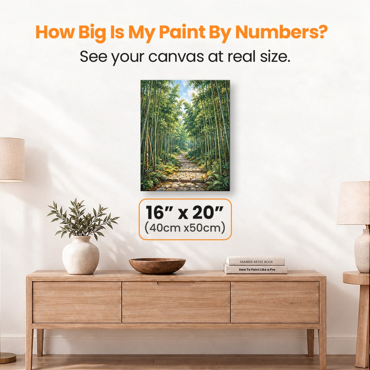 Bamboo Serenity - Number Artist Paint by Numbers Kits