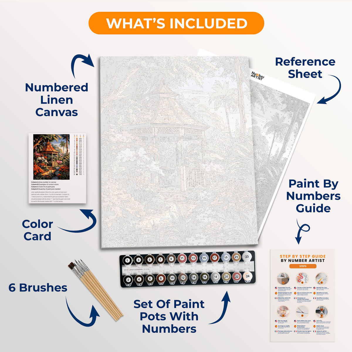 Hidden Gazebo - Number Artist Paint by Numbers Kits