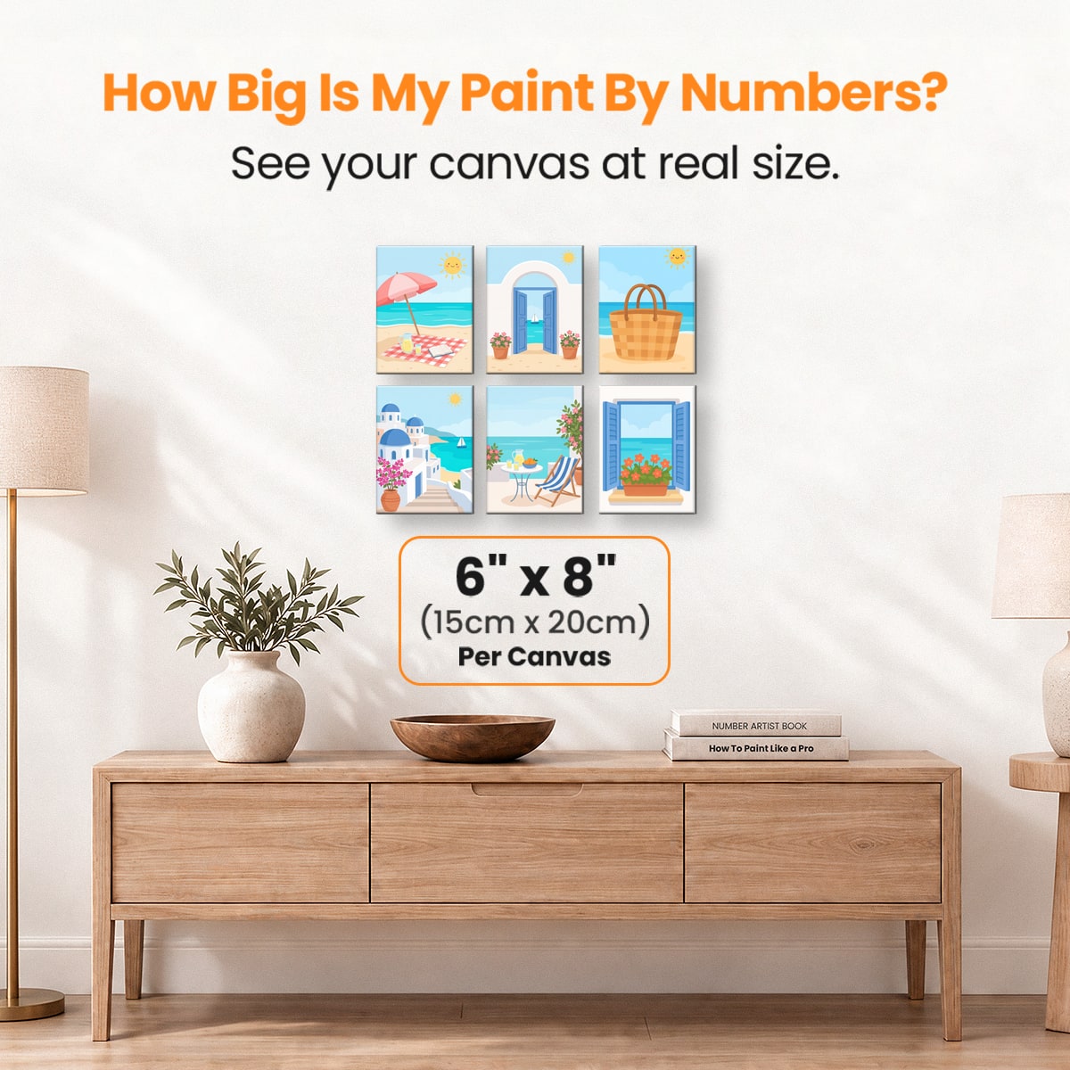 Island Ease - Number Artist Paint by Numbers Kits