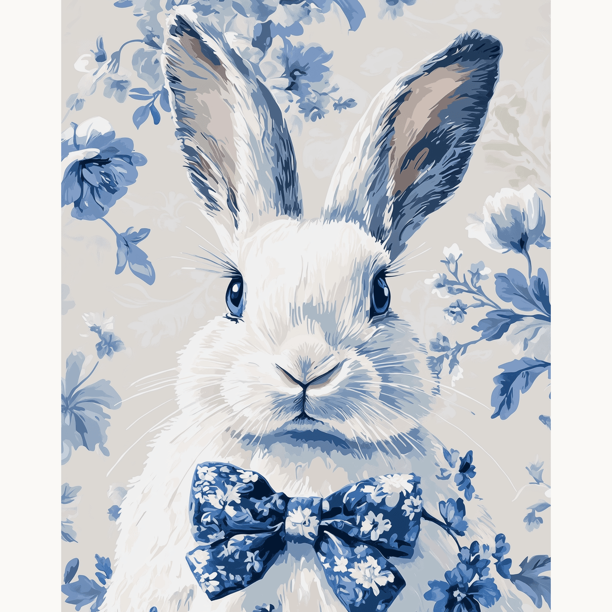 Elegant Rabbit - Number Artist Paint by Numbers Kits