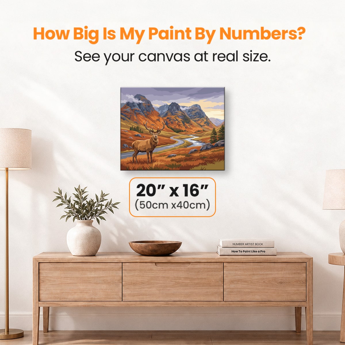 Glencoe Wild Calm - Number Artist Paint by Numbers Kits