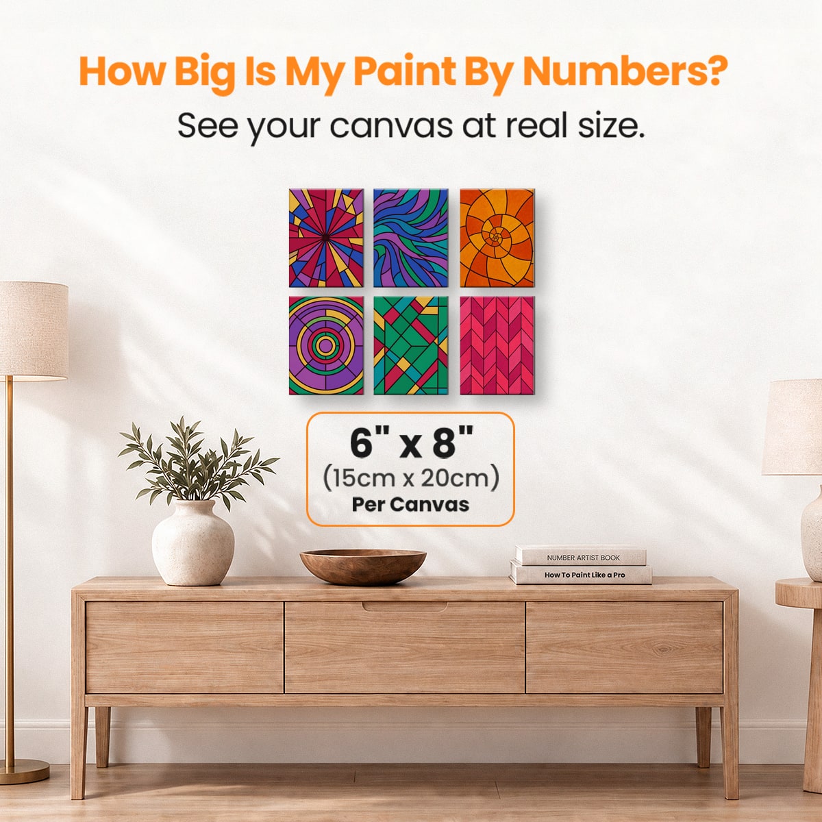 Kaleidoscopic Geometry - Number Artist Paint by Numbers Kits