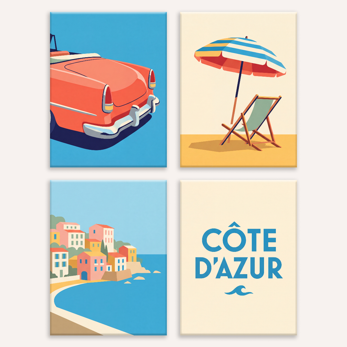 French Riviera Drive - Number Artist Paint by Numbers Kits