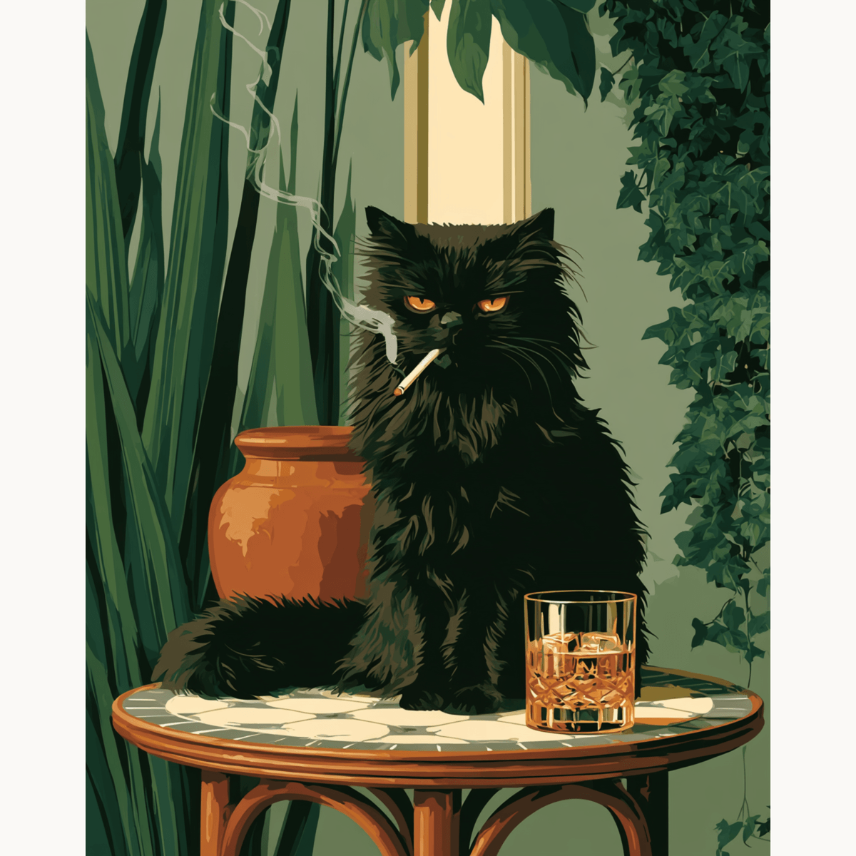 Whiskey Smoker - Number Artist Paint by Numbers Kits