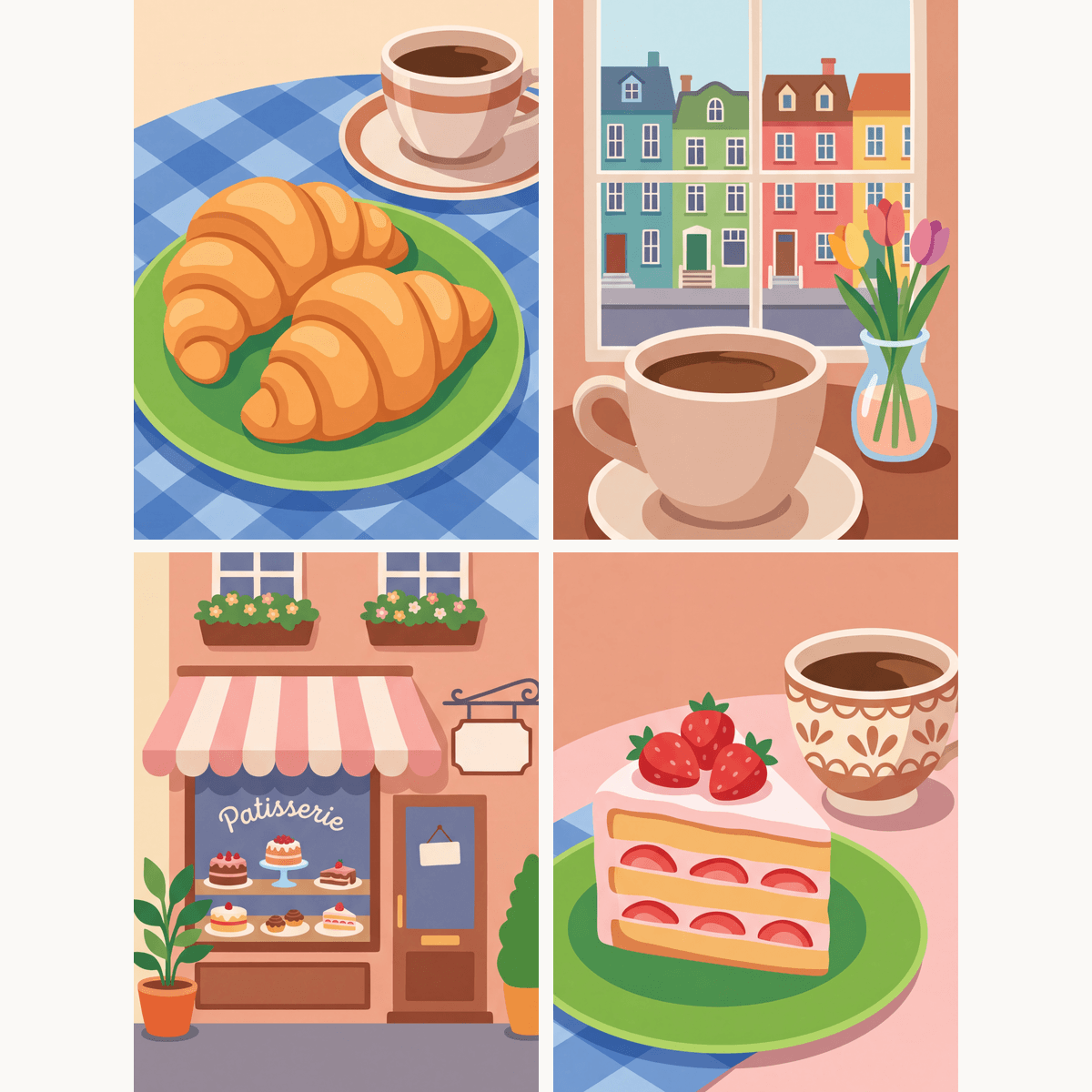 Paris Mornings - Number Artist Paint by Numbers Kits