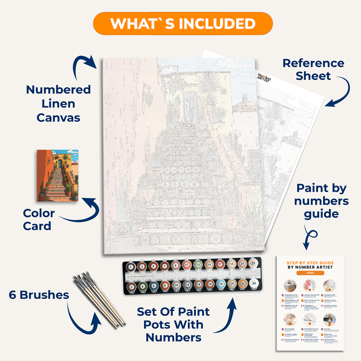 The Talavera Ascent - Number Artist Paint by Numbers Kits
