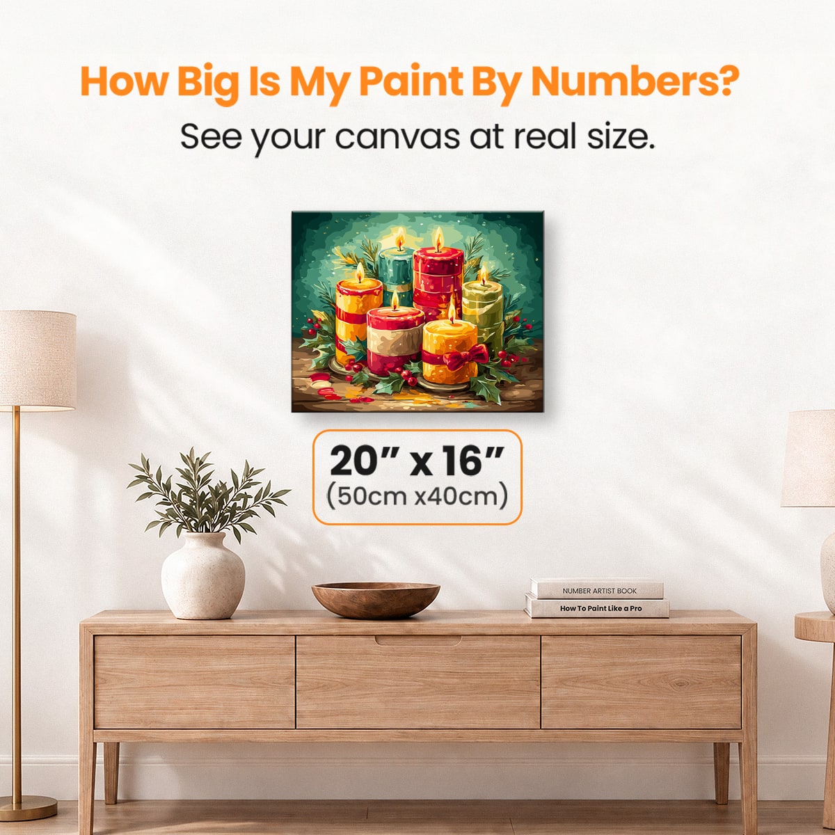 Candle Union - Number Artist Paint by Numbers Kits