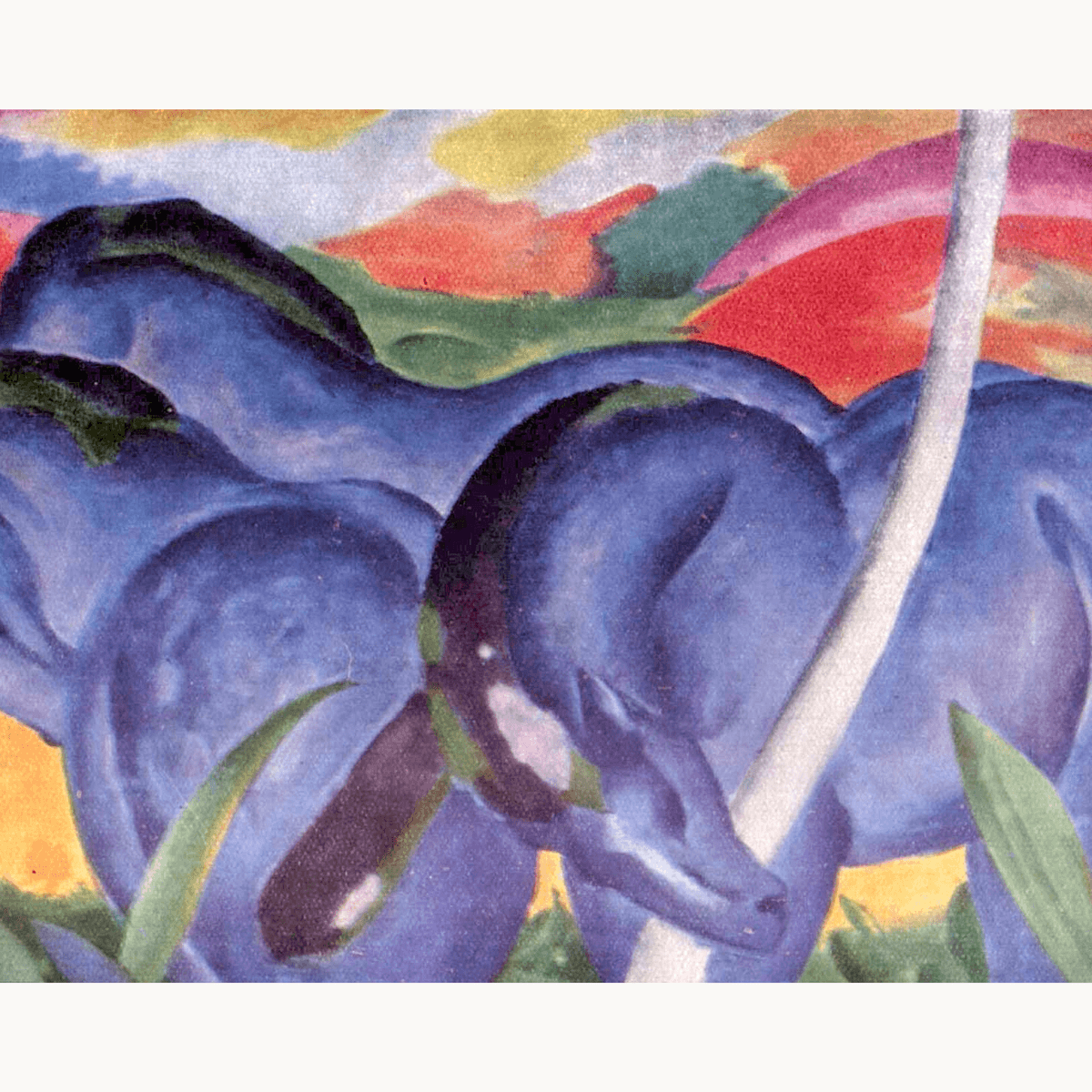 The Large Blue Horses by Franz Marc - Number Artist Paint by Numbers Kits