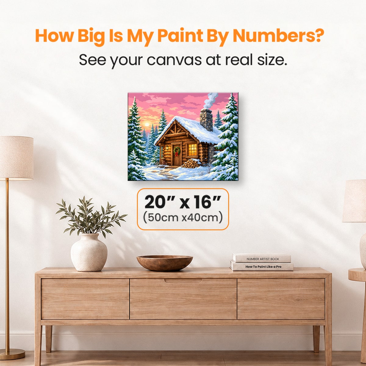Cozy Hideaway - Number Artist Paint by Numbers Kits
