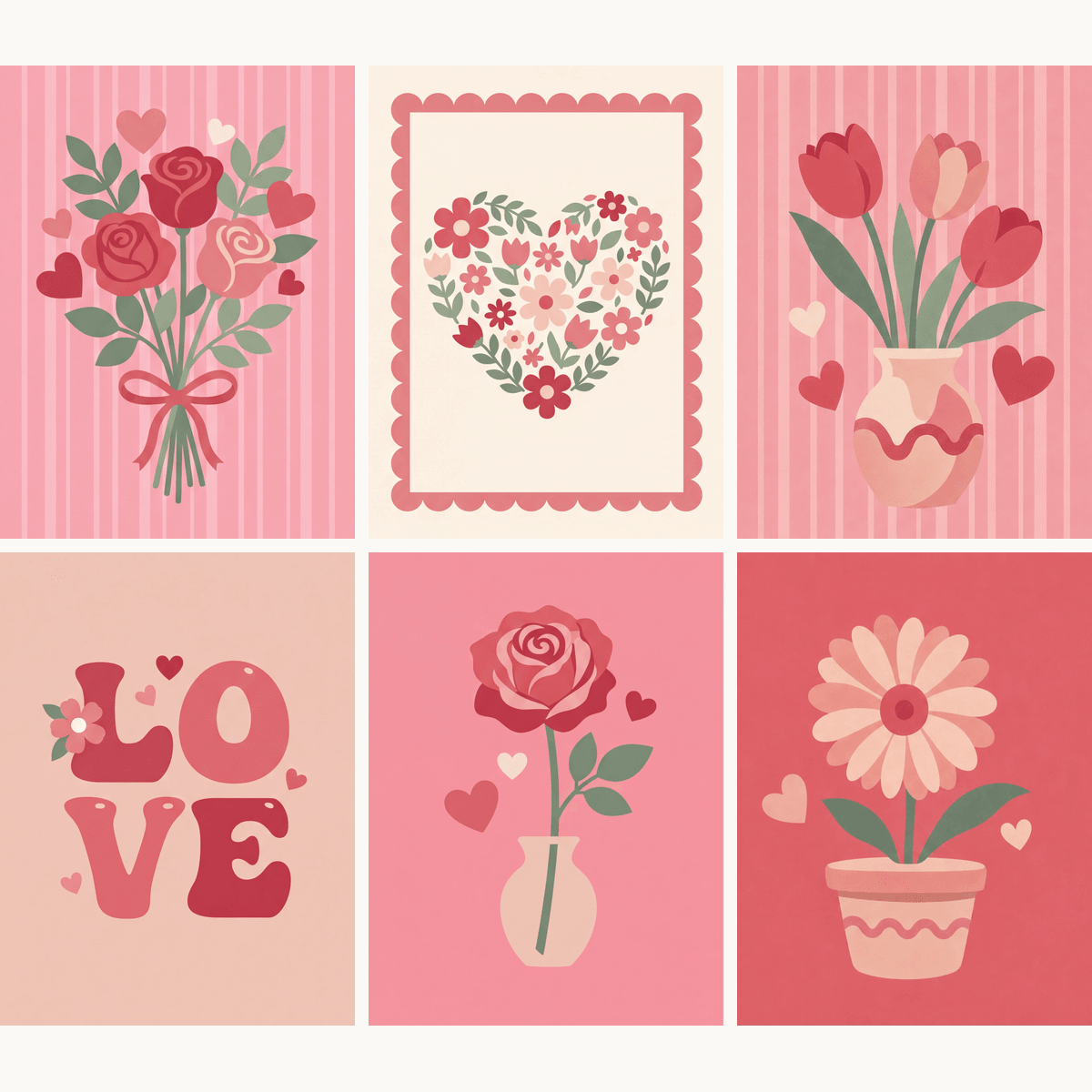 Lovely Flowers - Number Artist Paint by Numbers Kits