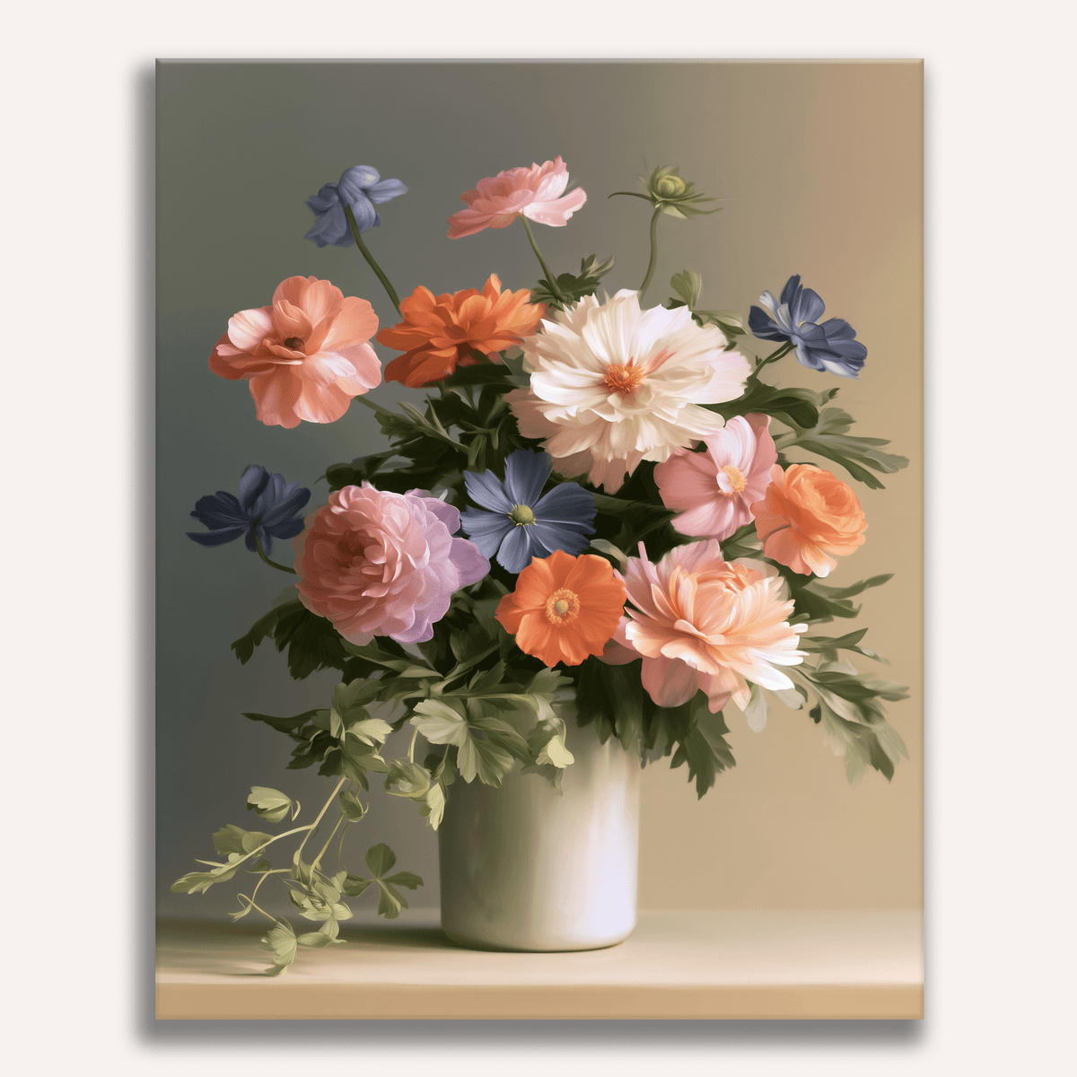 Mixed Bouquet - Number Artist Paint by Numbers Kits