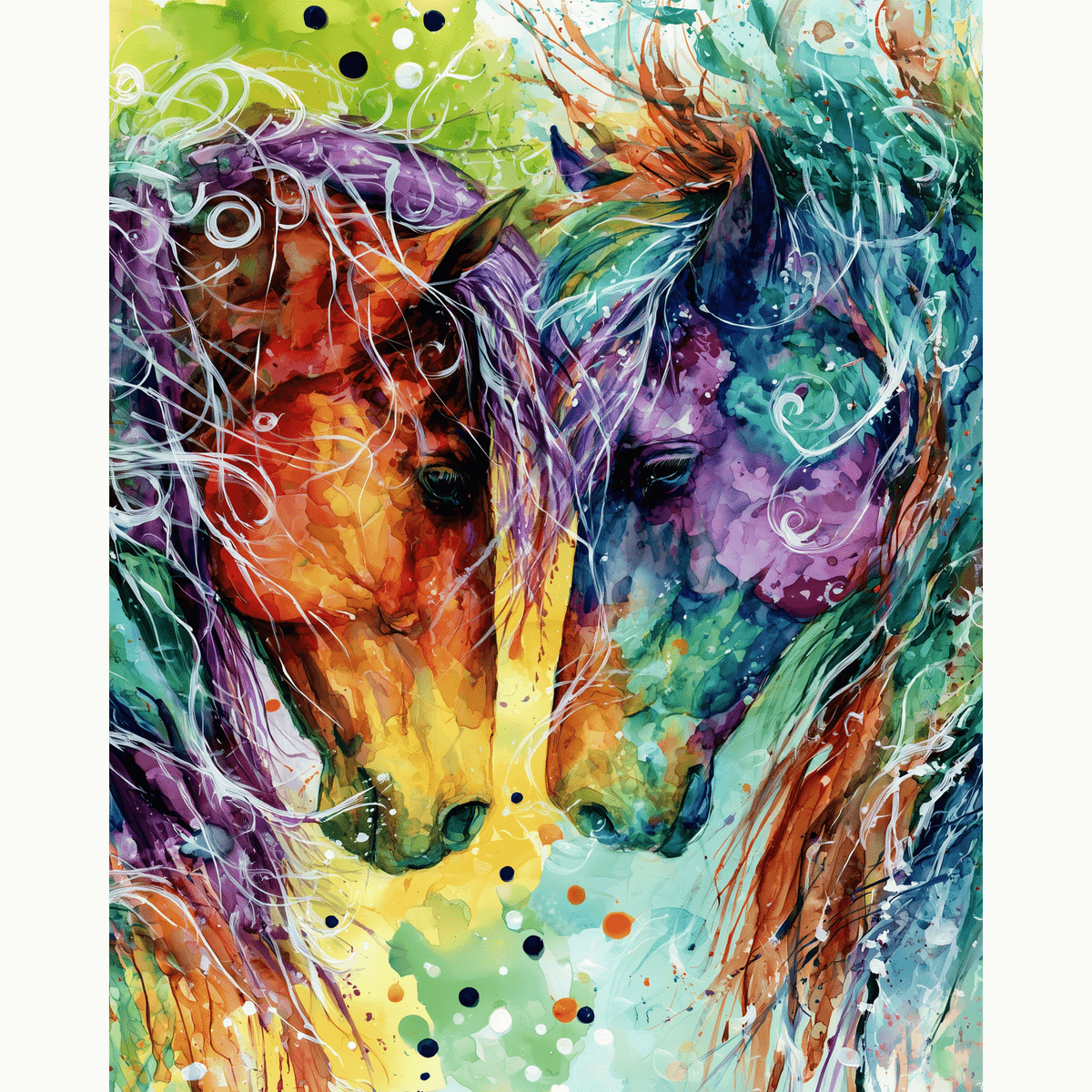 Horse Romance - Number Artist Paint by Numbers Kits