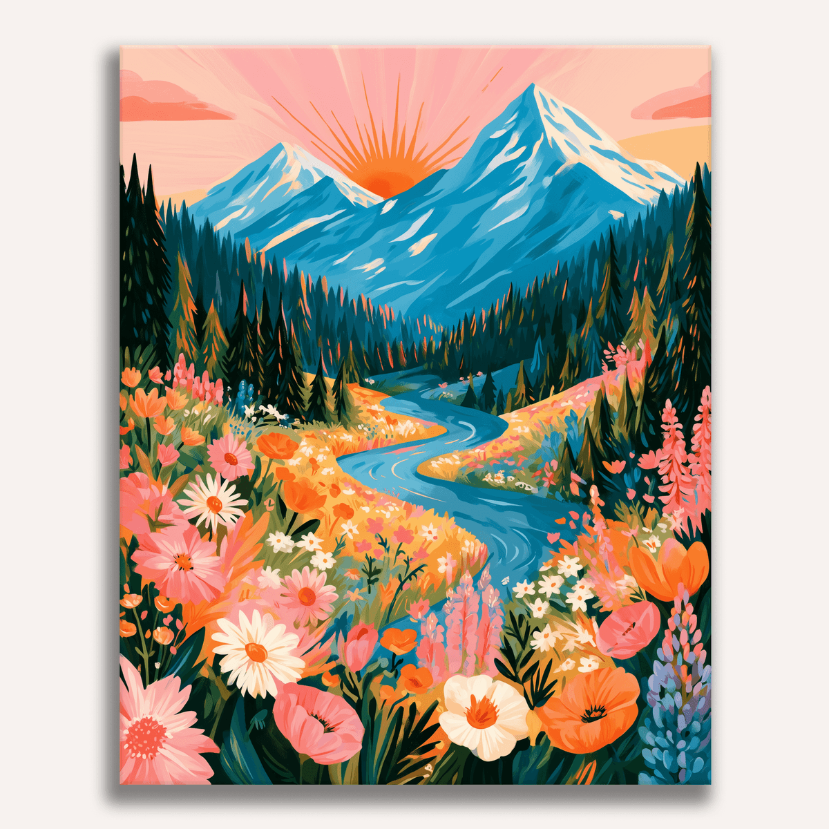 Landscape Vibrancy - Number Artist Paint by Numbers Kits