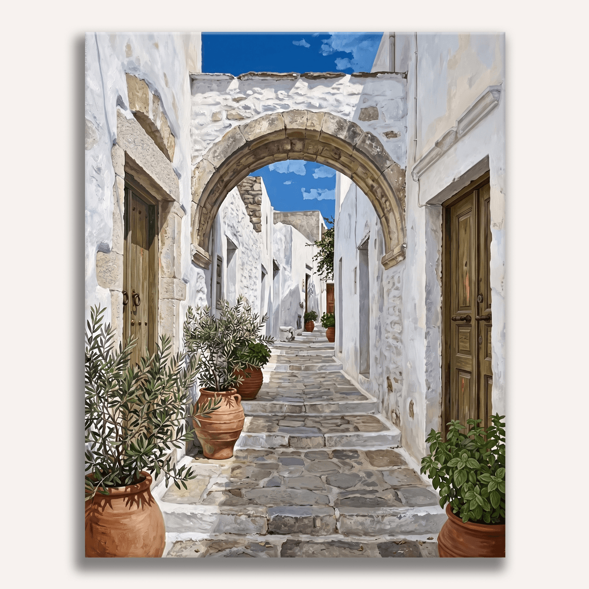 Cretan Alley - Number Artist Paint by Numbers Kits