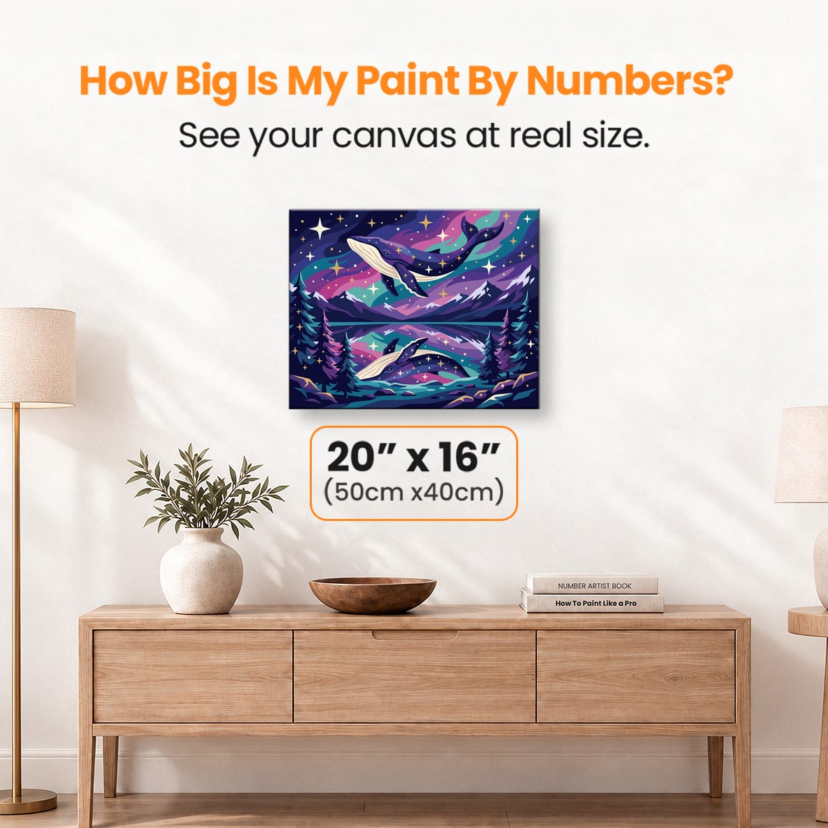 Starry Whale Dreams - Number Artist Paint by Numbers Kits