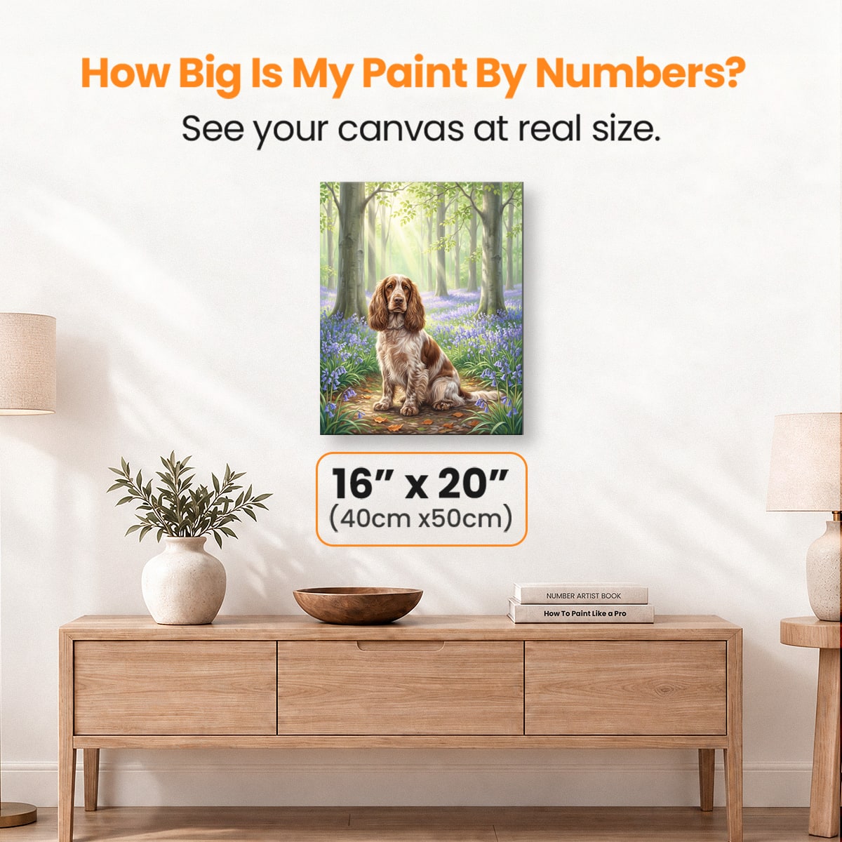 Bluebell Wood Wait - Number Artist Paint by Numbers Kits