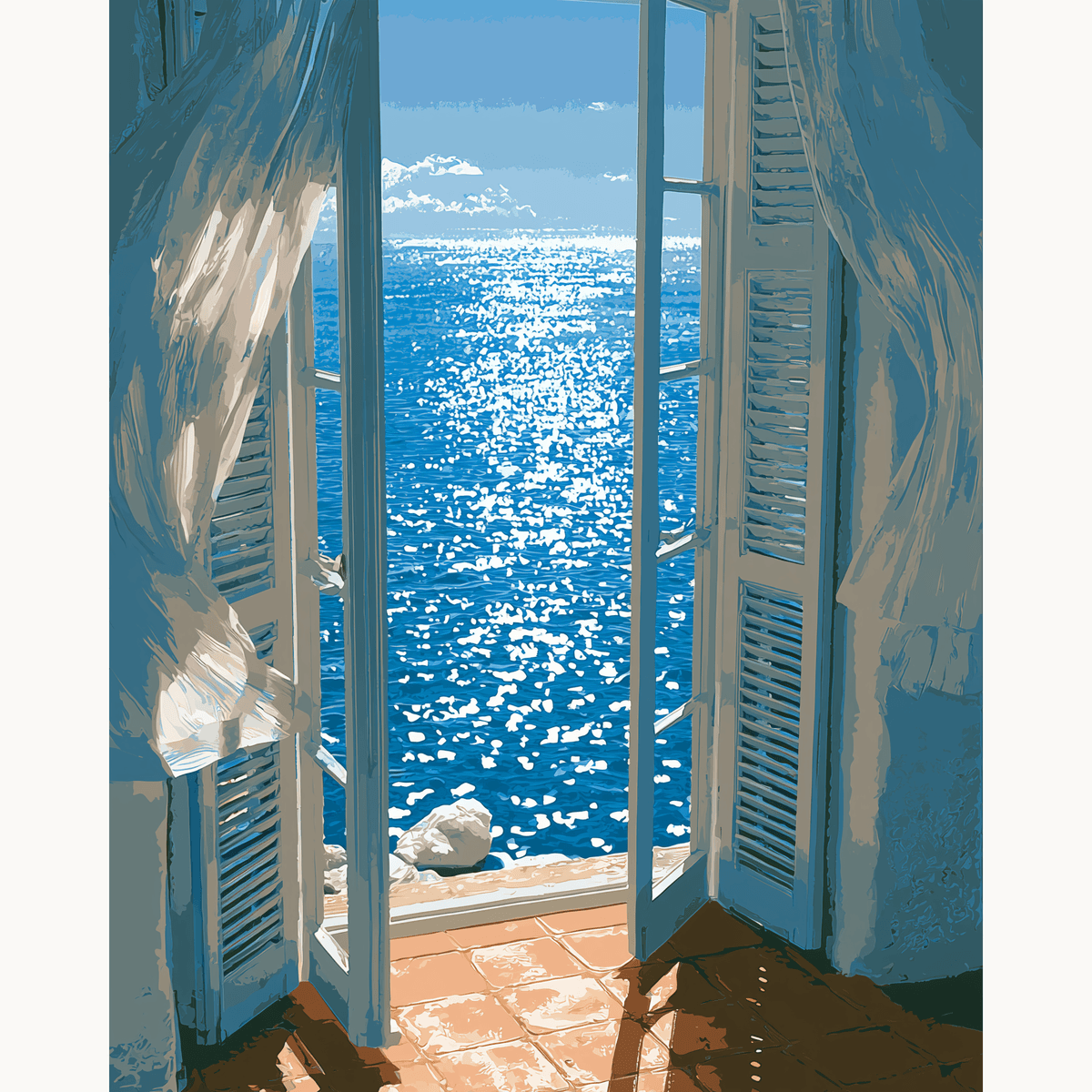 Azure Sea - Number Artist Paint by Numbers Kits