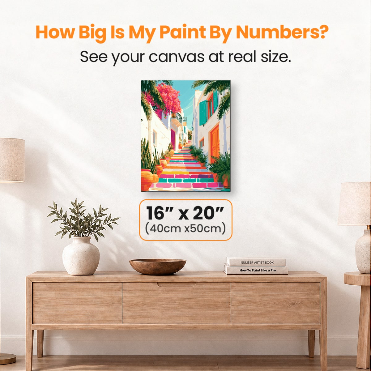 Rainbow Stairs - Number Artist Paint by Numbers Kits