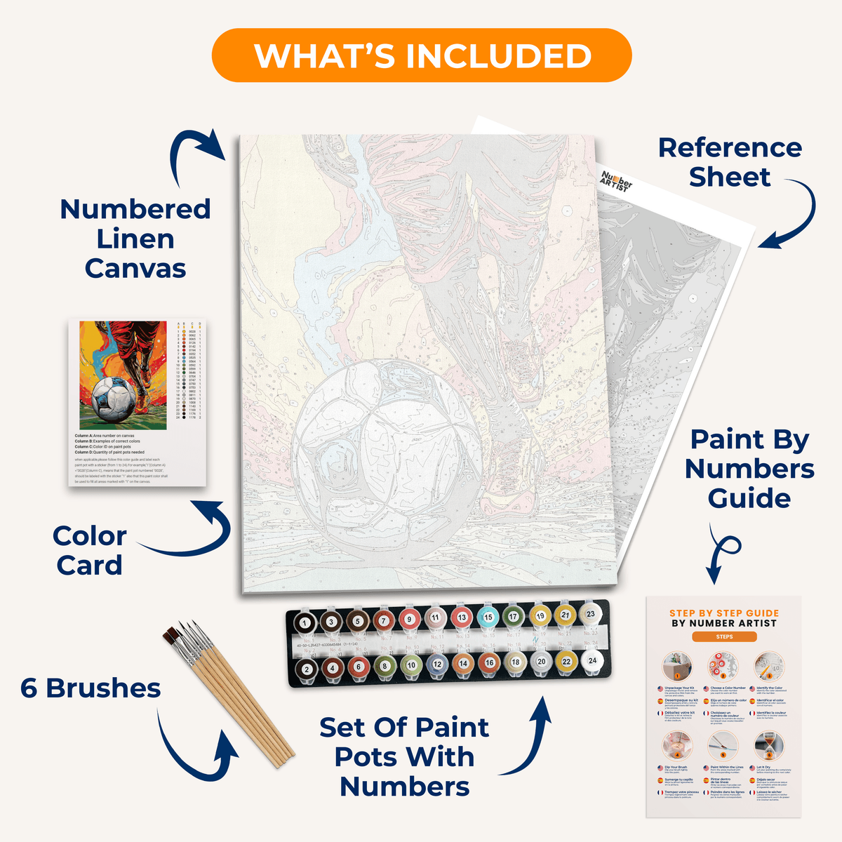 Take the Shot - Number Artist Paint by Numbers Kits