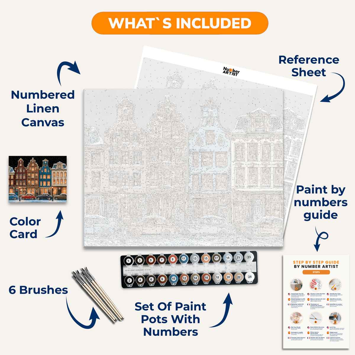 Christmas Nights - Number Artist Paint by Numbers Kits