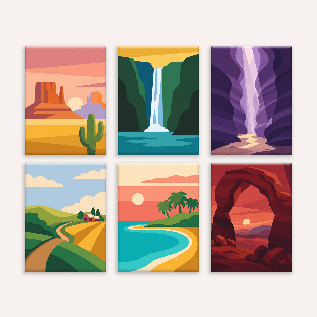 Distant Lands - Number Artist Paint by Numbers Kits