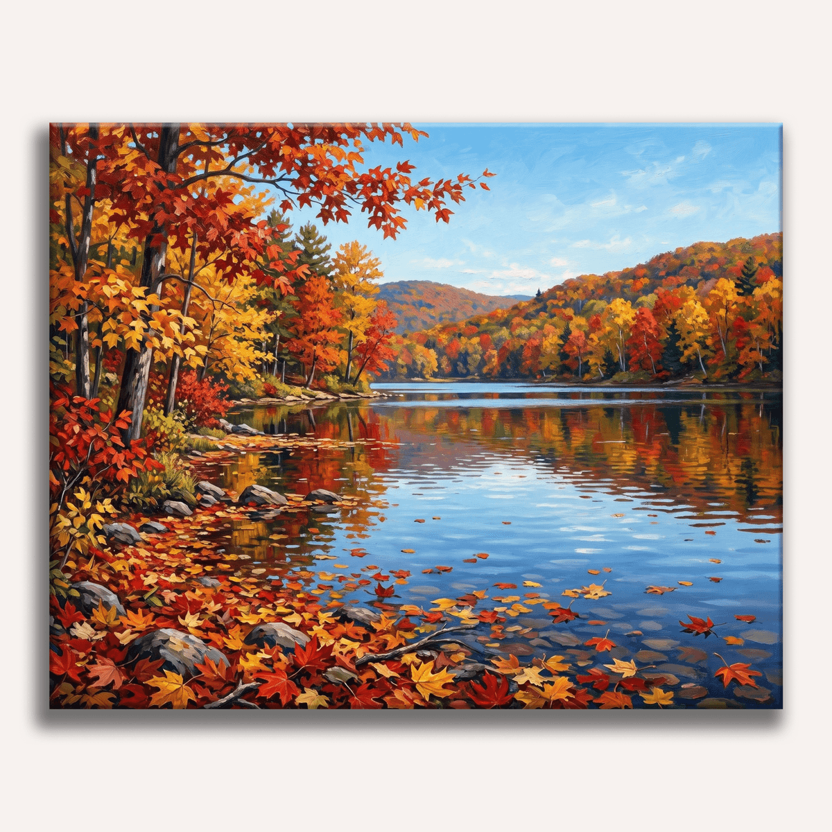 Maple Mirror - Number Artist Paint by Numbers Kits