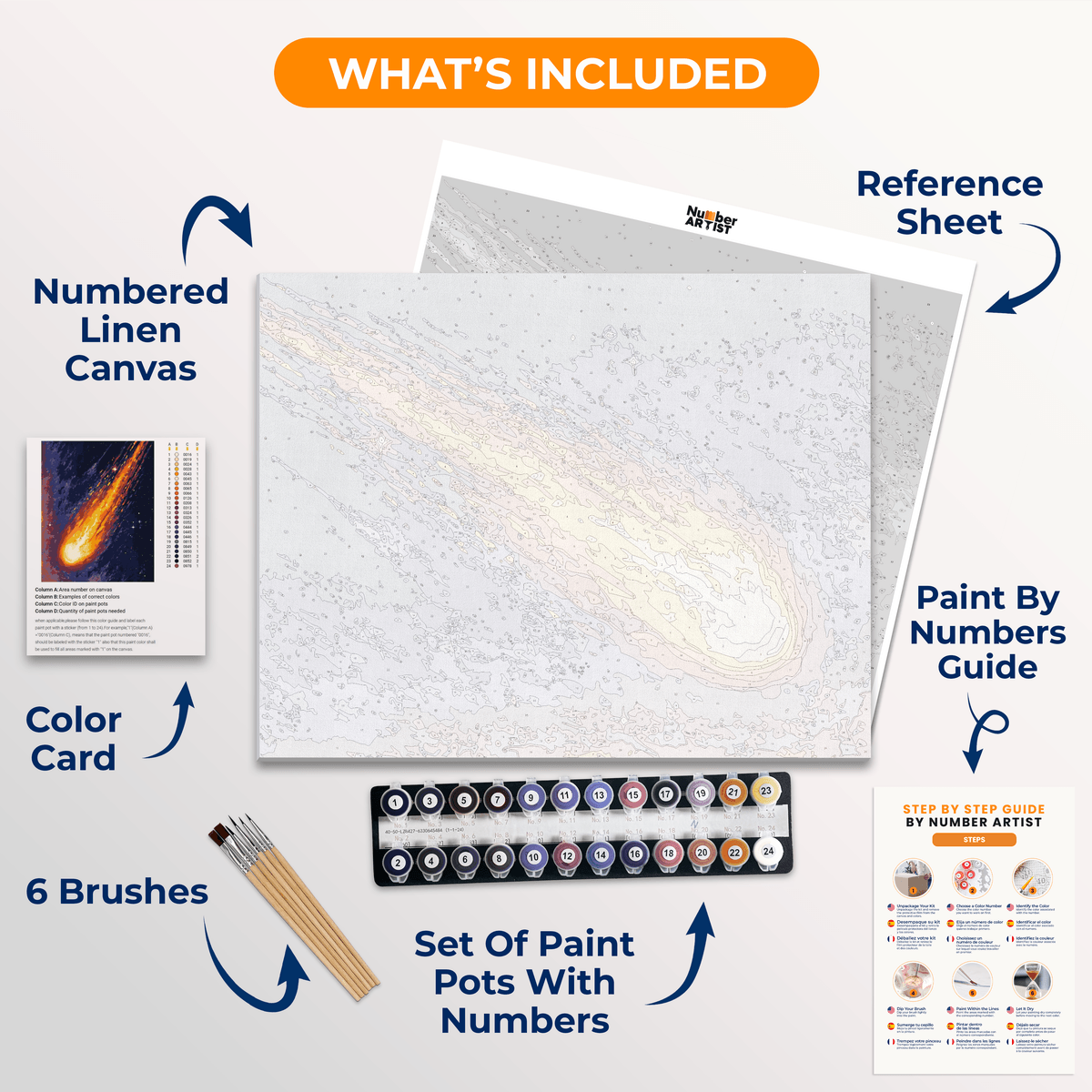 Blaze of Glory - Number Artist Paint by Numbers Kits