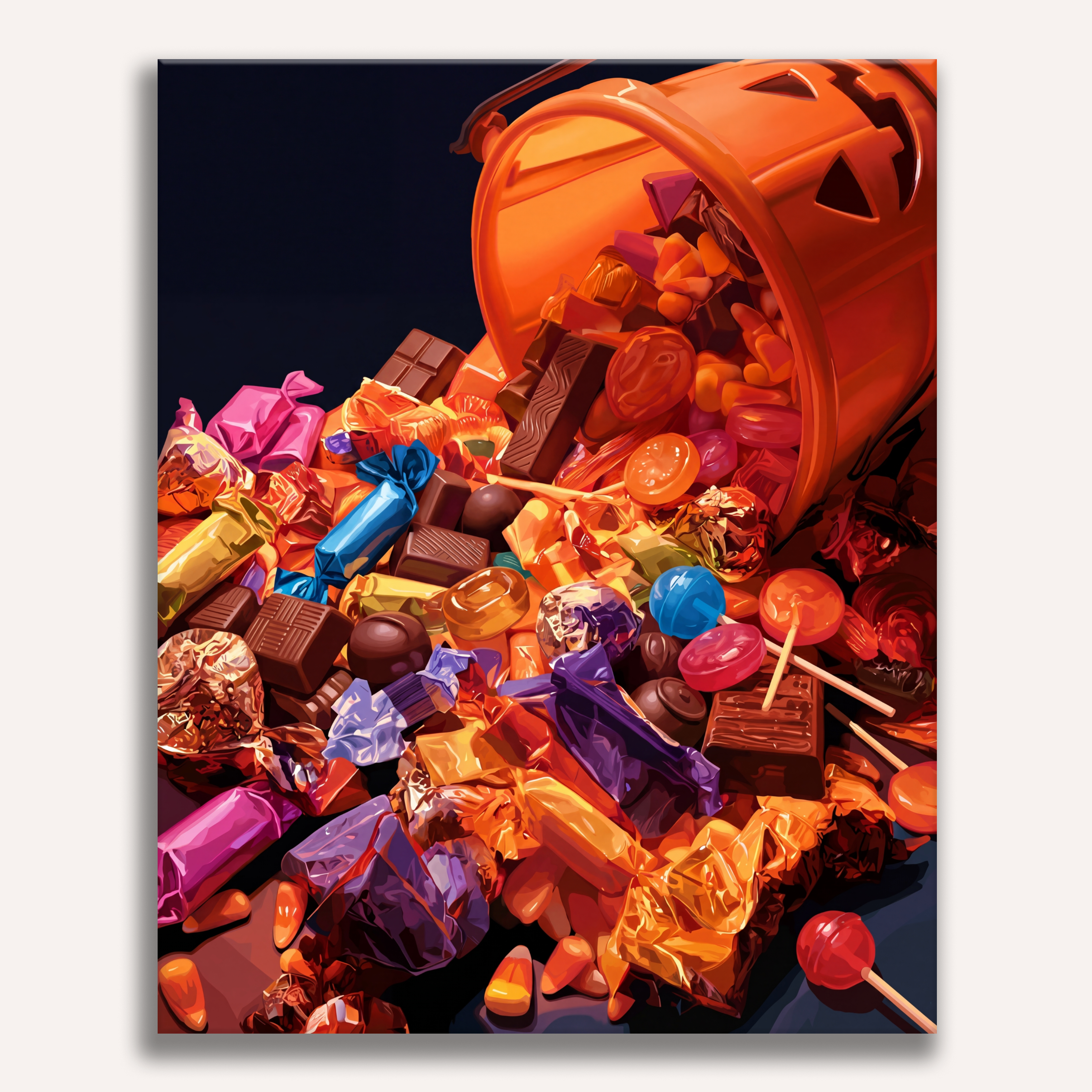 Spooky Bucket Treats - Number Artist Paint by Numbers Kits